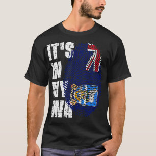 ITS I MY DNA Falkland Islands Flagga Boy Gift T Shirt
