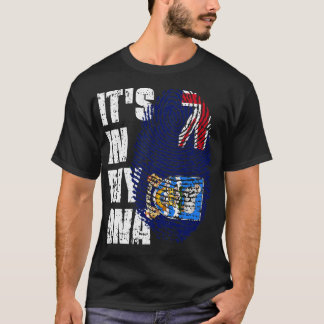 ITS I MY DNA Falkland Islands Flagga Boy Gift T Shirt