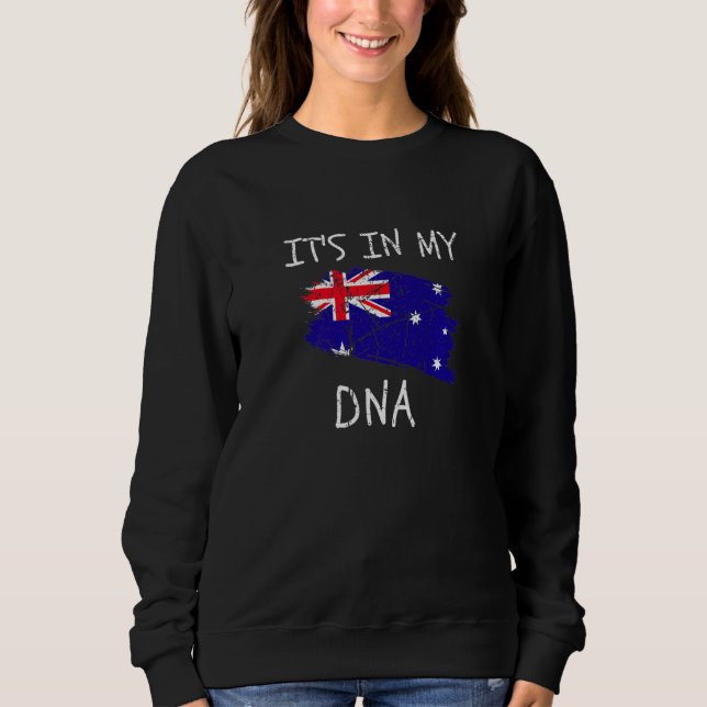 It's in my DNA Australia Flag Proud Australian Pri T Shirt (Framsida)