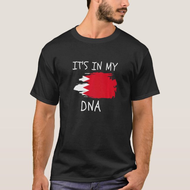It's in my DNA Bahrain Flag Proud Bahraini Country T Shirt (Framsida)
