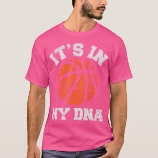 It'S In My Dna Basketball Player Coach Funny Team T Shirt