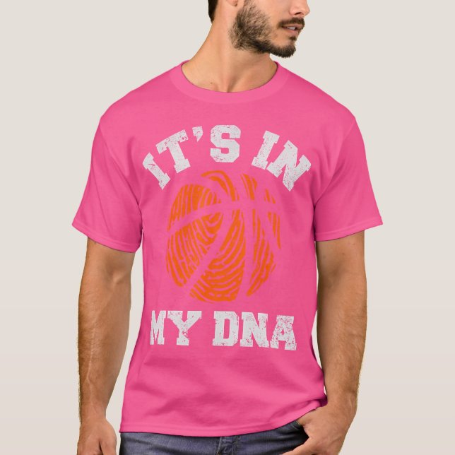 It'S In My Dna Basketball Player Coach Funny Team  T Shirt (Framsida)
