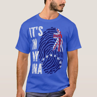 ITS IN MY DNA Cook Islands Flagga Manar Women Kids T Shirt