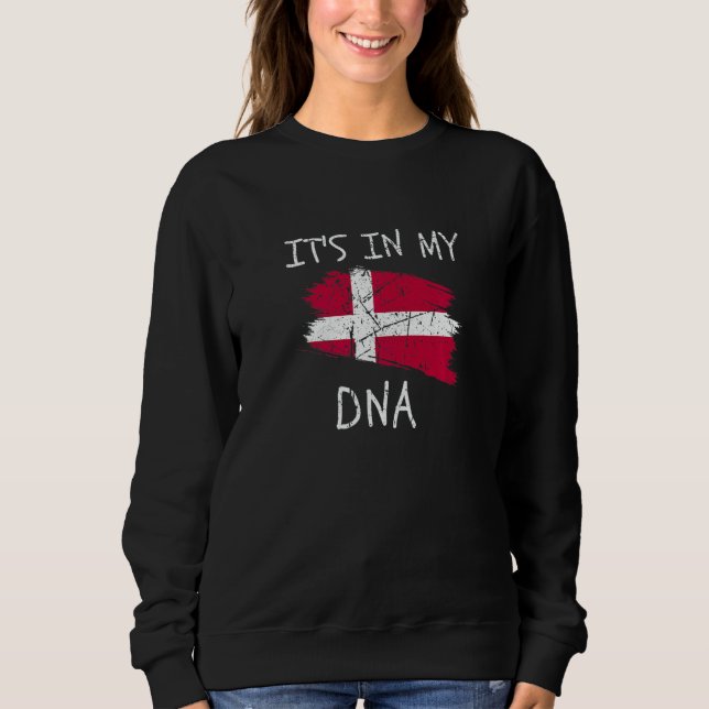 It's in my DNA Denmark Flag Proud Danish Pride   T Shirt (Framsida)