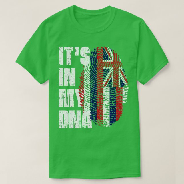 ITS IN MY DNA Hawaii Flagga Hawaii T Shirt (Design framsida)