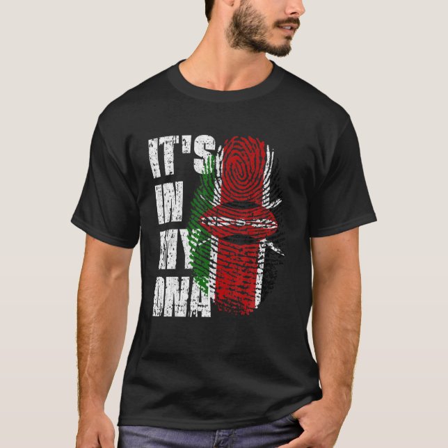 IT's IN MY DNA Kenya Flag Kenyan T Shirt (Framsida)