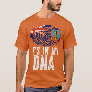 ITS IN MY DNA Montserrat Flagga T Shirt
