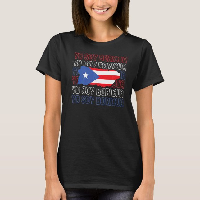 It's In My DNA Puerto Rico Puerto Rican Boyfriend  T Shirt (Framsida)
