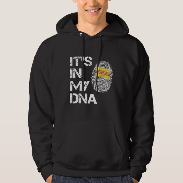 Its in My DNA South Vietnamese Flag Hoodie (Framsida)