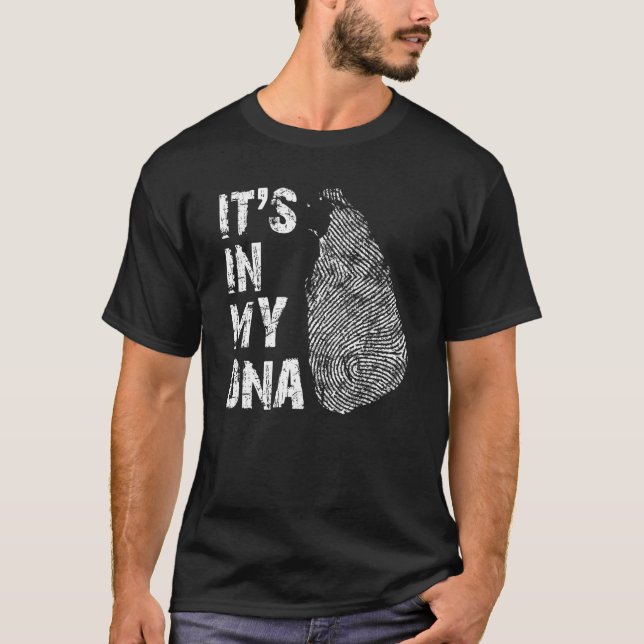 It's In My DNA Sri Lanka Fingerprint Map Sri Lanka T Shirt (Framsida)
