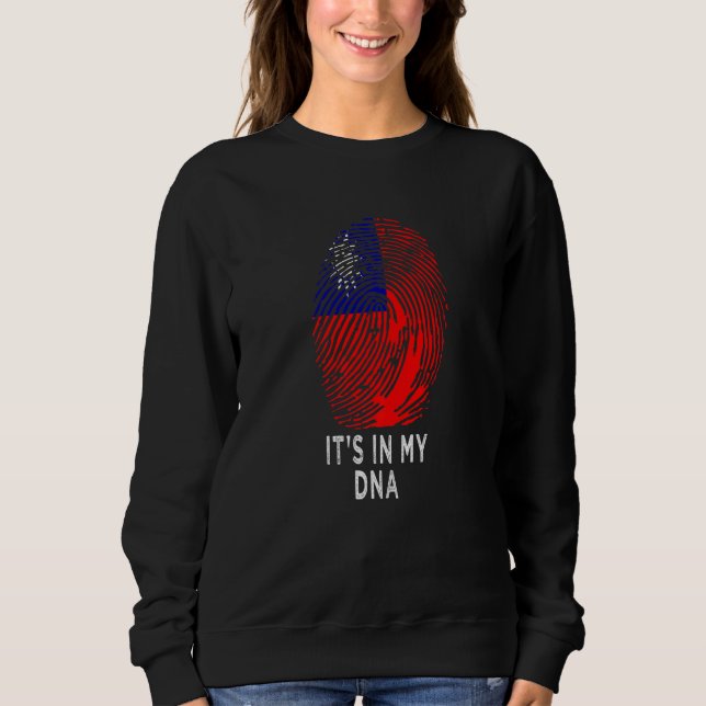 It's In My DNA Taiwanese  Proud Taiwan Flag T Shirt (Framsida)