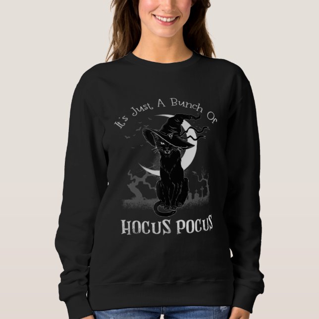 It's Just A Bunch Of Hocus Pocus Cat Claws Costume T Shirt (Framsida)