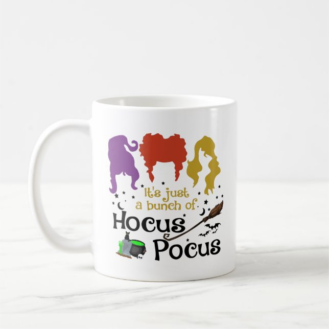 It's Just A Bunch Of Hocus Pocus Ceramic Mug Kaffemugg (Vänster)