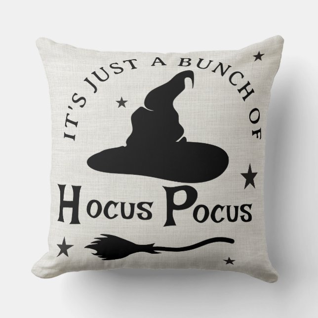 It's Just a Bunch of Hocus Pocus Throw Pillow Kudde (Framsida)