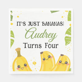 It's Just Bananas Any Age Birthday Party Pappersservett