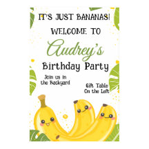 It's Just Bananas Any Age Birthday Party
