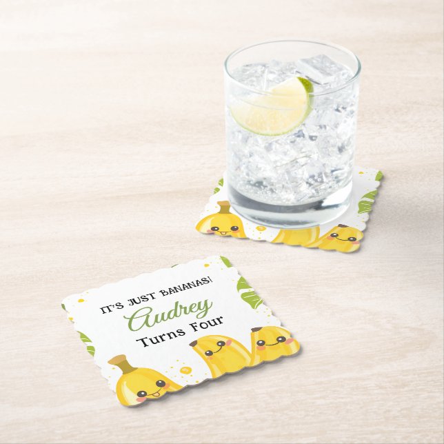 It's Just Bananas Any Age Birthday Party Underlägg Papper (Insitu)