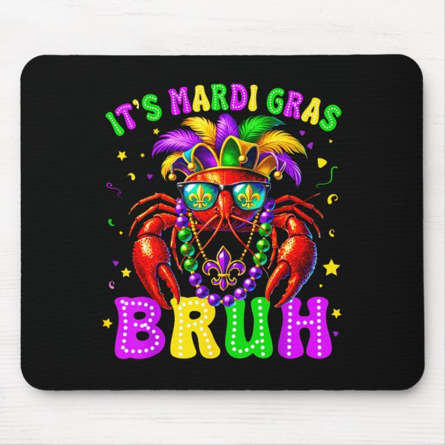 Its Mardi Gras Bruh Funny Crawfish Outfit Boys Gir Musmatta (Framsidan)