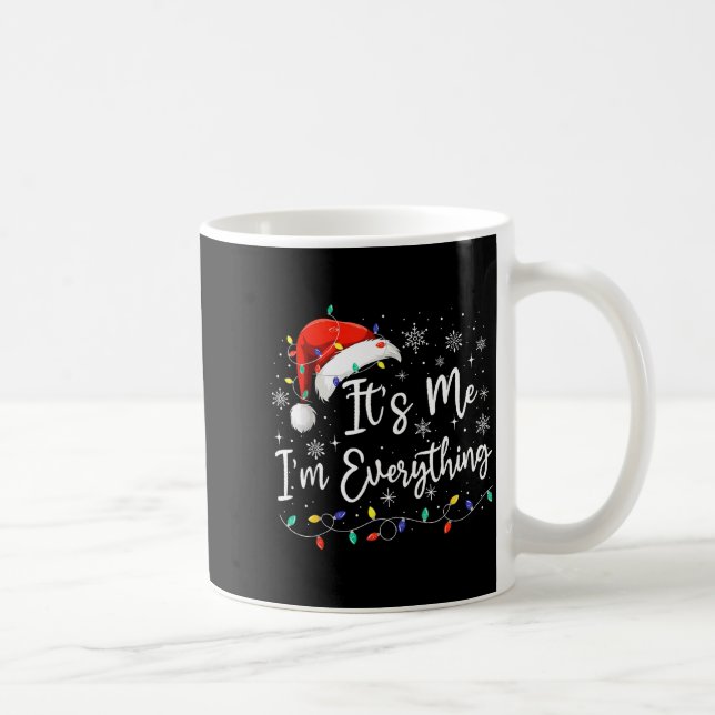 It's Me I'm Everything Christmas Light Couple Matc Kaffemugg (Höger)