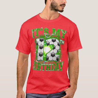 Its My 12th Birthday Boys Soccer 12 Years Old Part T Shirt