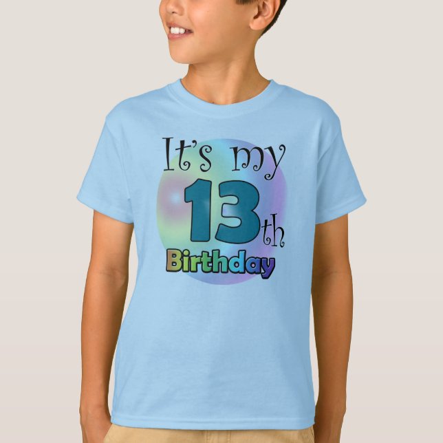 It's my 13th Birthday T-shirt (Framsida)