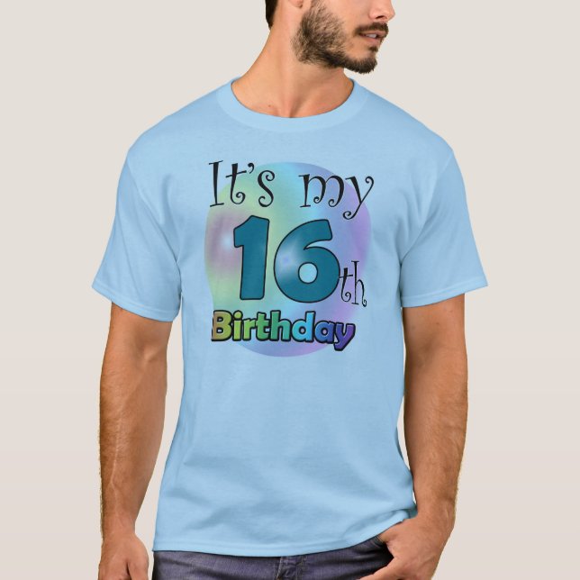 It's my 16th Birthday Tee Shirt (Framsida)