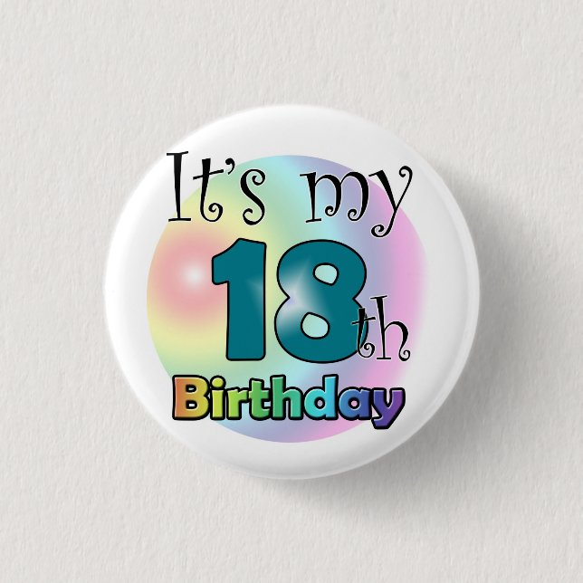 It's my 18th Birthday Knapp (Framsida)
