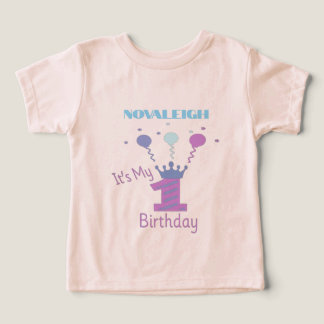 It's My 1st Birthday Girls  T Shirt