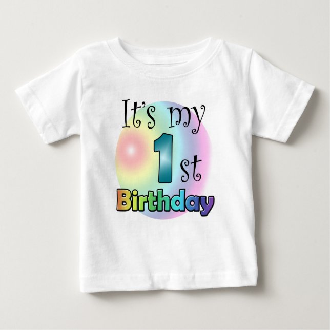 It's my 1st birthday t-shirt (Framsida)