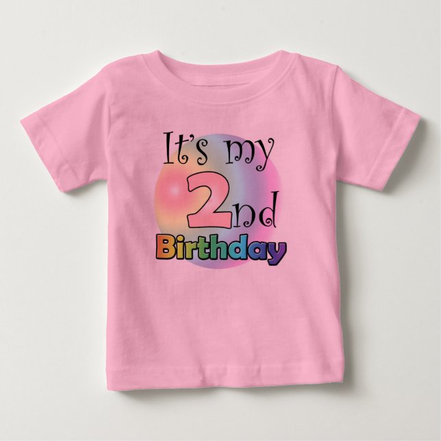 It's my 2nd birthday (girl) t shirt (Framsida)