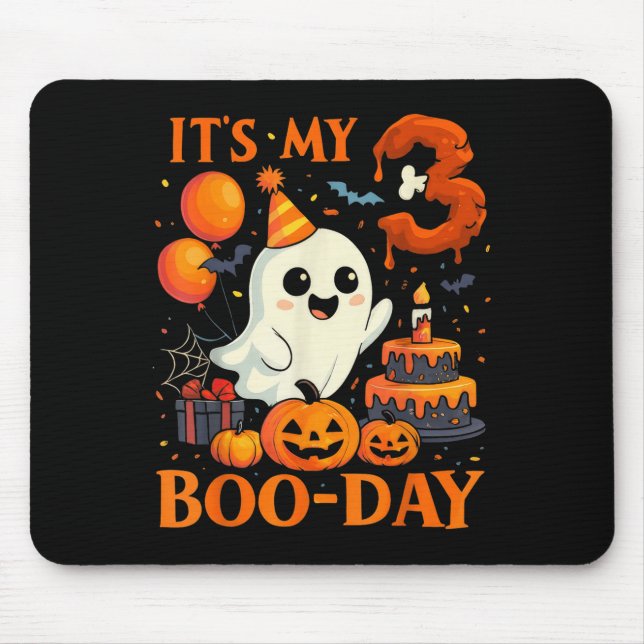 It's My 3rd Boo-day Birthday Halloween Ghost 3 Yea Musmatta (Framsidan)