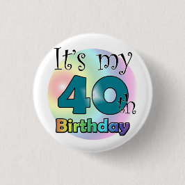 It's my 40th Birthday (Blue) Knapp