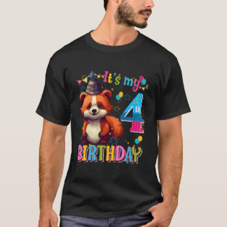 Its My 4Th 4 Red Panda T Shirt