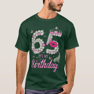 It's My 65th Birthday Queen 65 Years Old Shoes Cro T Shirt