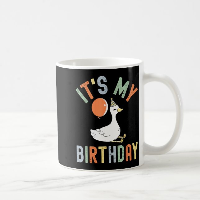 Its My Birthday Silly Family Women Men Kids Funny  Kaffemugg (Höger)
