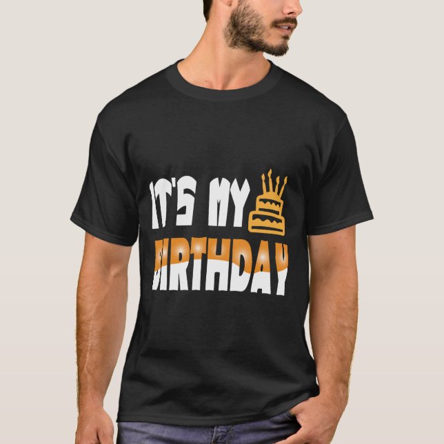 Its My Birthday T-Shirt (Framsida)