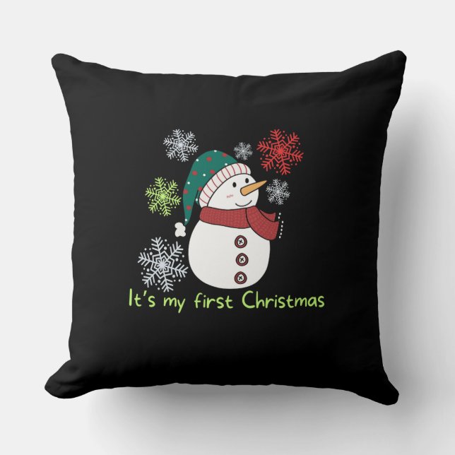 It's my first Christmas Kudde (Framsida)