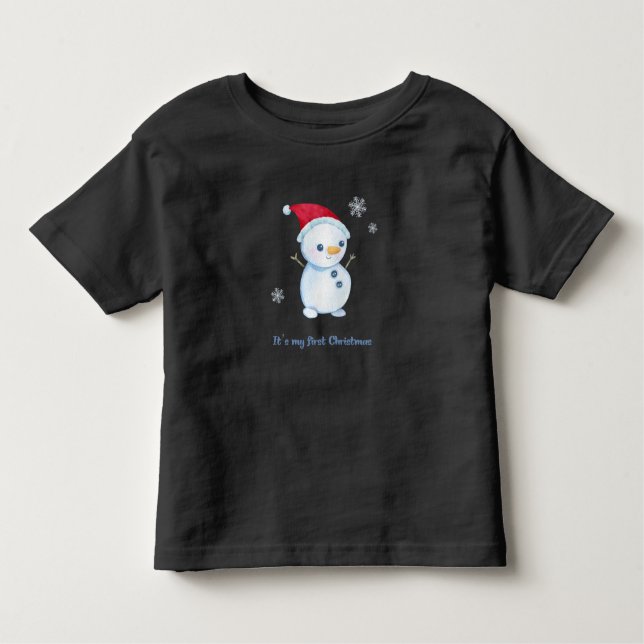 Its My First Christmas Toddler T-Shirt (Framsida)