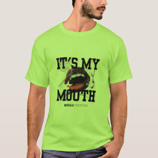"It's My Mouth" Djärvt Grafiskt T-Shirt