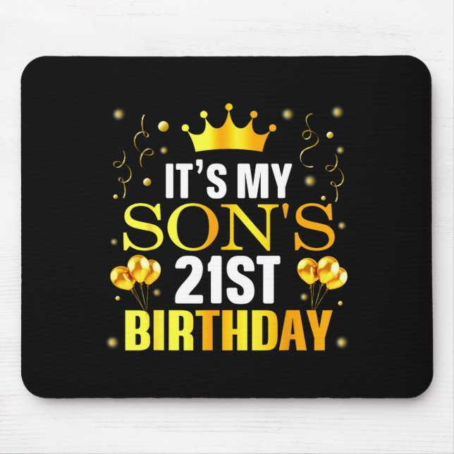 It's My Son's 21st Birthday Happy Birthday 21 Year Musmatta (Framsidan)