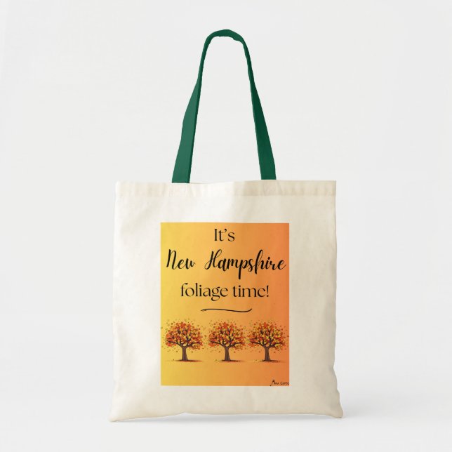 IT's New Hampshire foliage time Tote Bag Tygkasse (Framsidan)