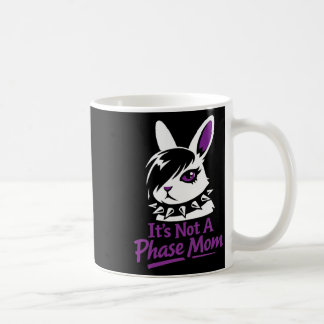 Its Not A Phase Mom Funny Emo Easter Rabbit  Kaffemugg