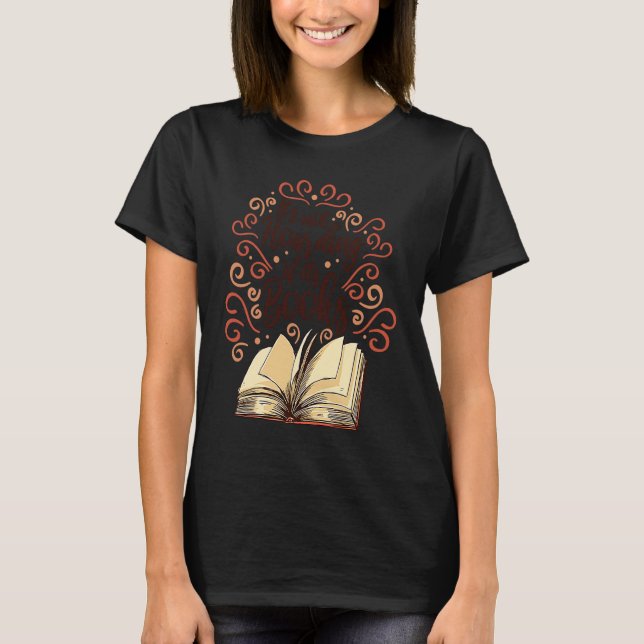Its not Hoarding if Its books Reader Book Reading  T Shirt (Framsida)