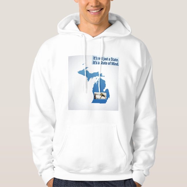It's Not Just a State. It's a State of Mind Hoodie (Framsida)
