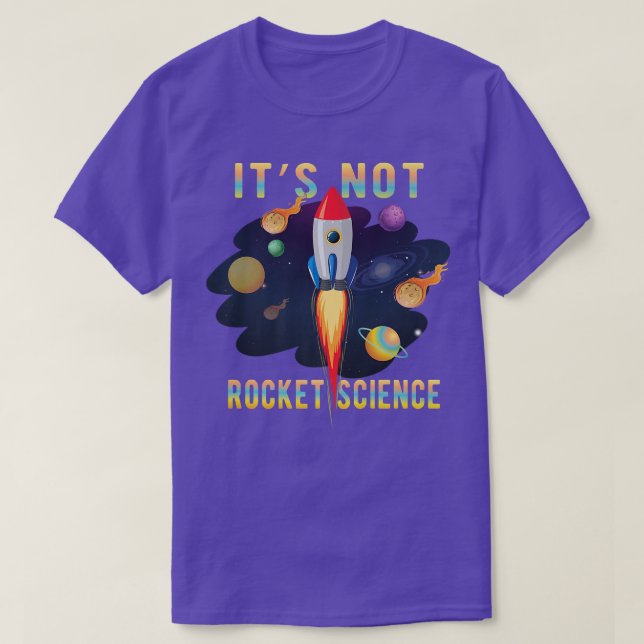 It's Not Rocket Science Aerospace Engineering Funn T Shirt (Design framsida)