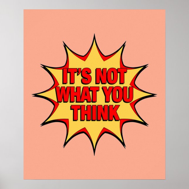 It's Not What You Think  Poster (Framsidan)