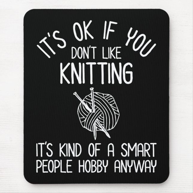 It's OK If You Don't Like Knitting Musmatta (Framsidan)