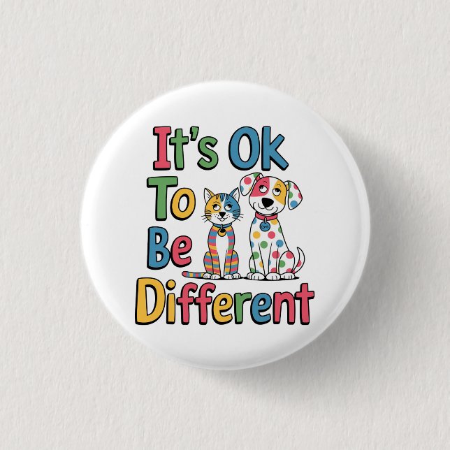 It's ok to be different knapp (Framsida)