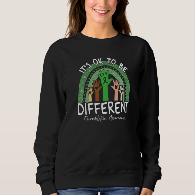 It's Ok To Be Different Microdeletion Awareness Gr T Shirt (Framsida)