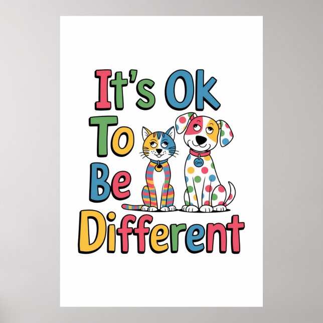 It's ok to be different poster (Framsidan)